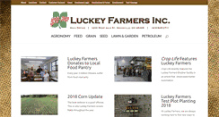 Desktop Screenshot of luckeyfarmers.com