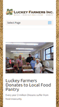 Mobile Screenshot of luckeyfarmers.com